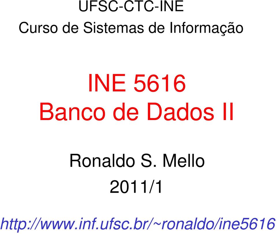 Dados II Ronaldo S.
