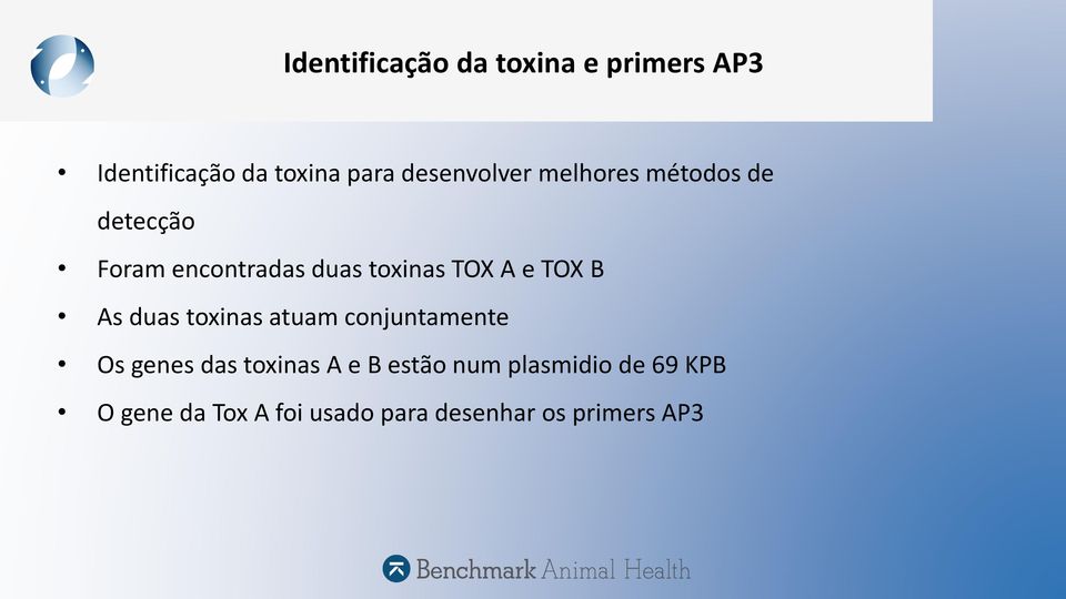 TOX A e TOX B As duas toxinas atuam conjuntamente Os genes das toxinas A e