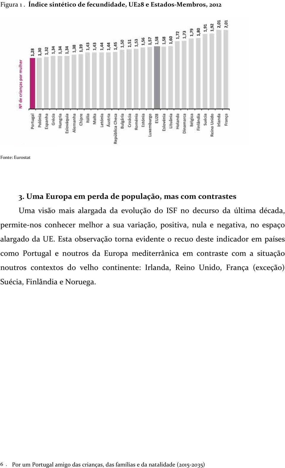 variação, positiva, nula e negativa, no espaço alargado da UE.