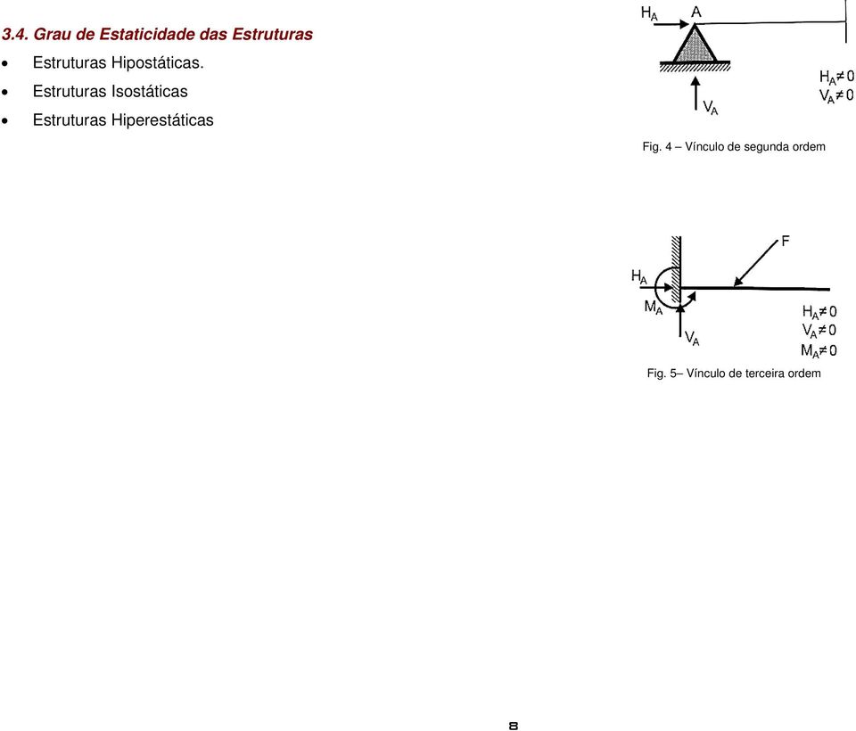 Estruturas Isostáticas Estruturas