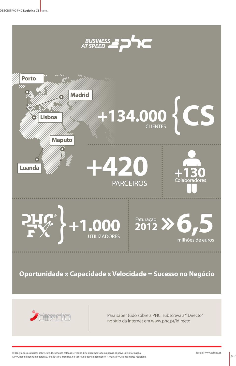 Este documento tem apenas objetivos de informação.