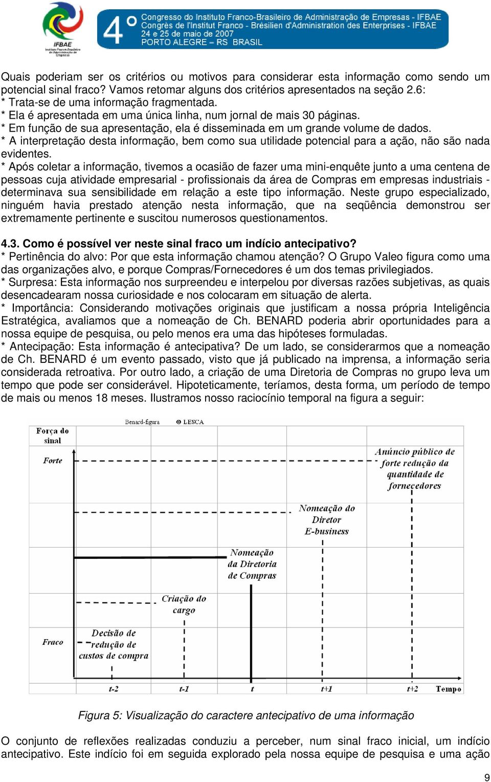 * A interpretação desta informação, bem como sua utilidade potencial para a ação, não são nada evidentes.