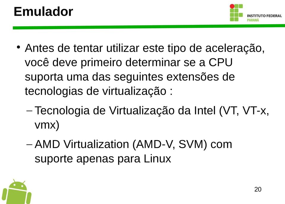 tecnologias de virtualização : Tecnologia de Virtualização da Intel