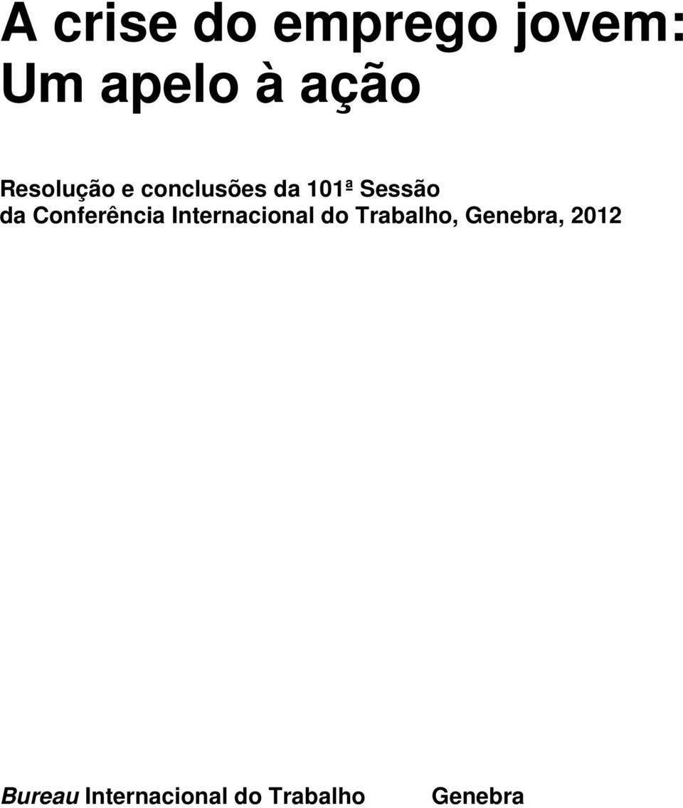 Conferência Internacional do Trabalho,