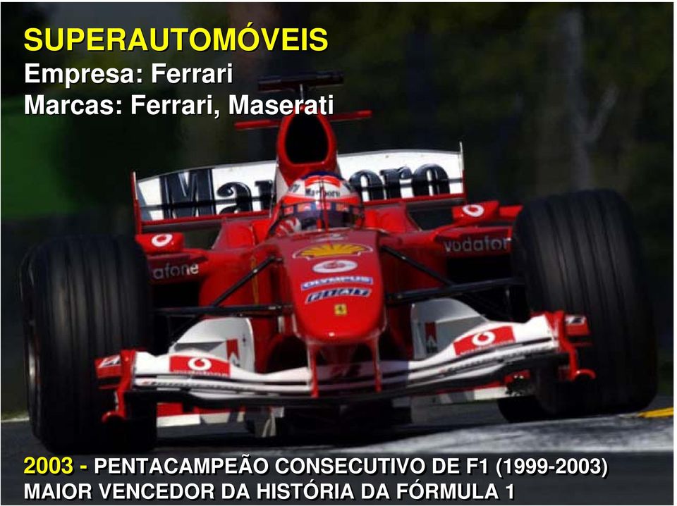 PENTACAMPEÃO CONSECUTIVO DE F1