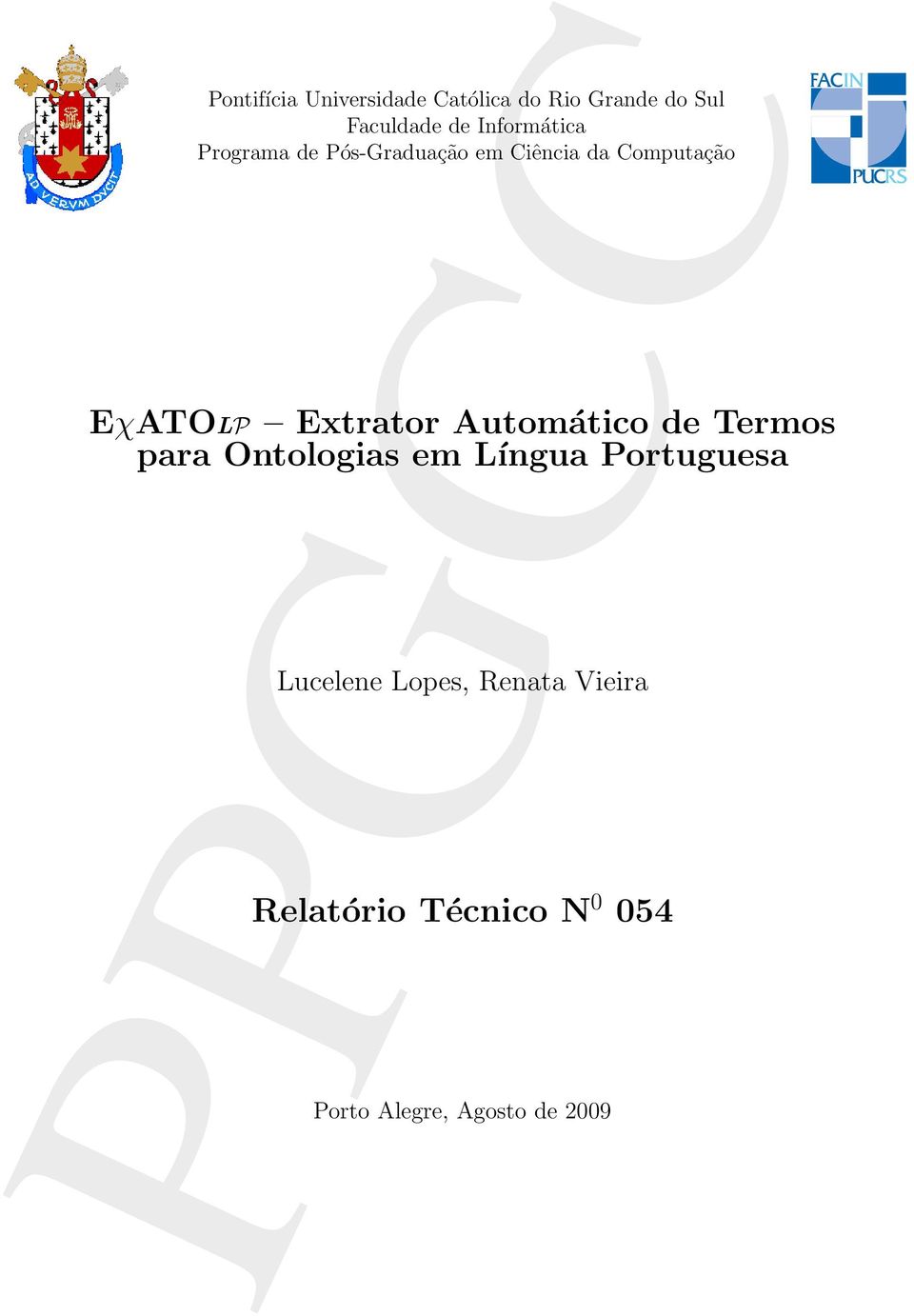 Extrator Automático de Termos para Ontologias em Língua Portuguesa