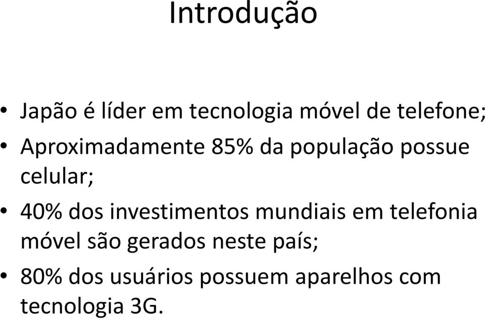 investimentos mundiais em telefonia móvel são gerados