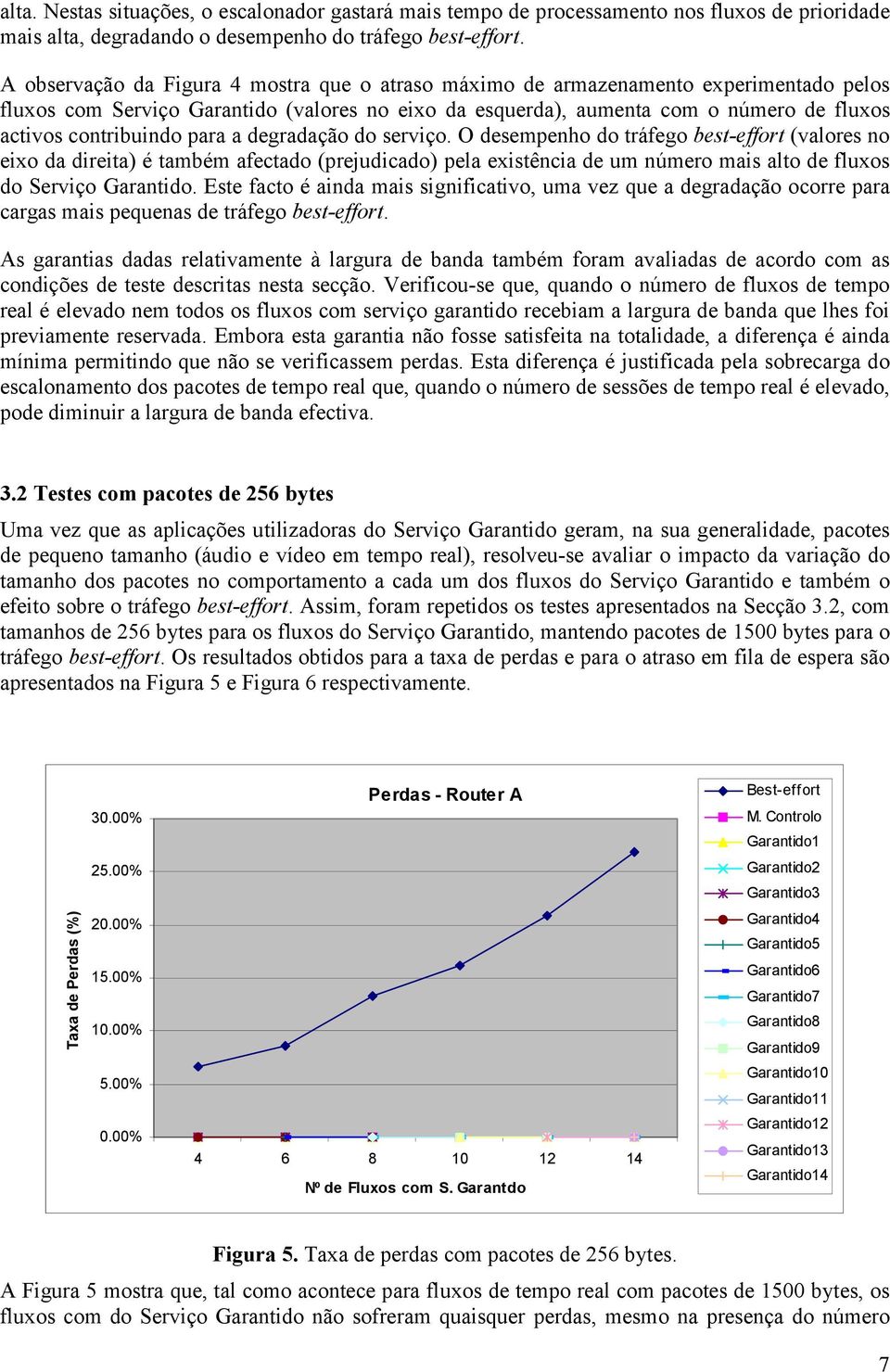 contribuindo para a degradação do serviço.