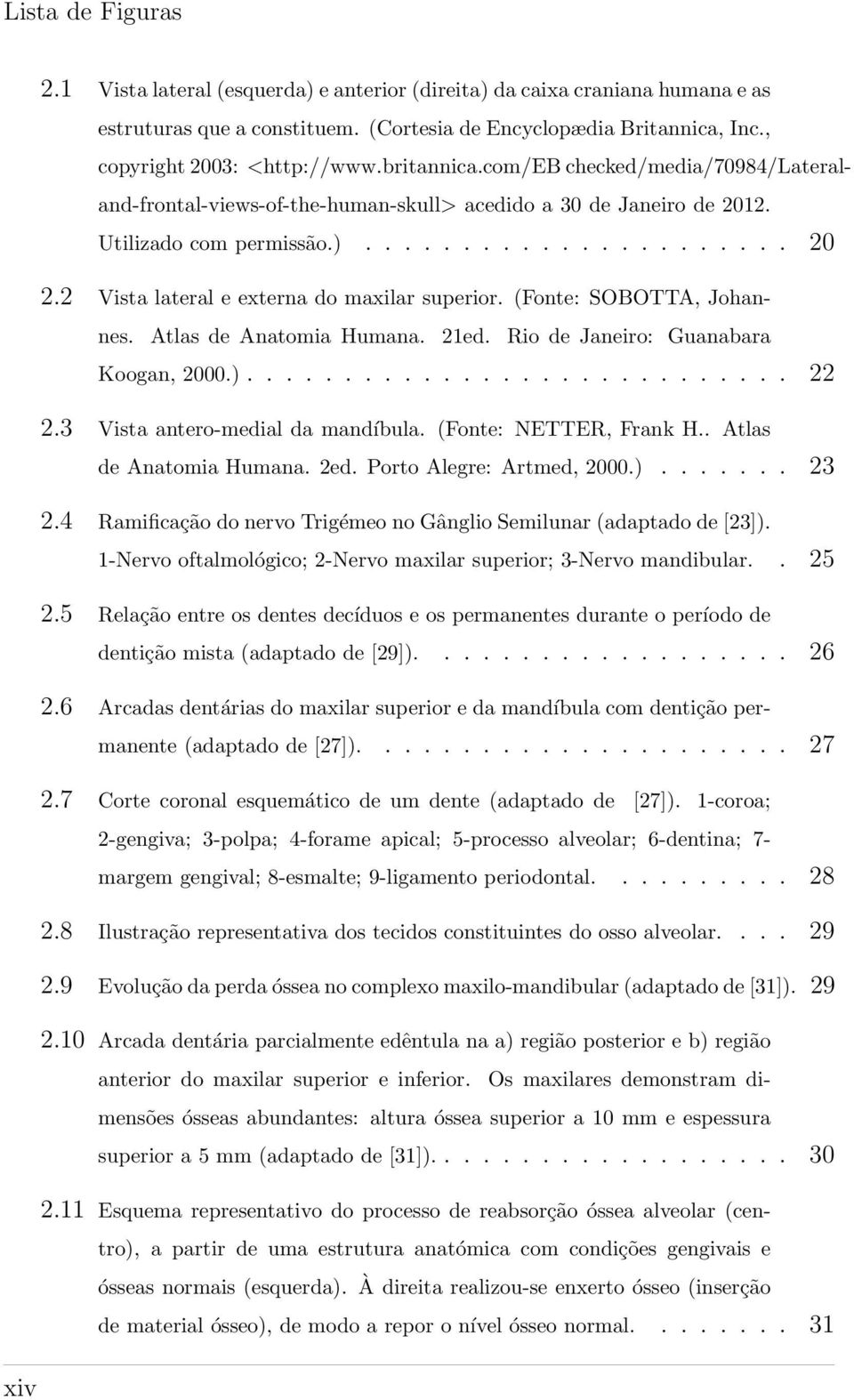 2 Vista lateral e externa do maxilar superior. (Fonte: SOBOTTA, Johannes. Atlas de Anatomia Humana. 21ed. Rio de Janeiro: Guanabara Koogan, 2000.)............................ 22 2.