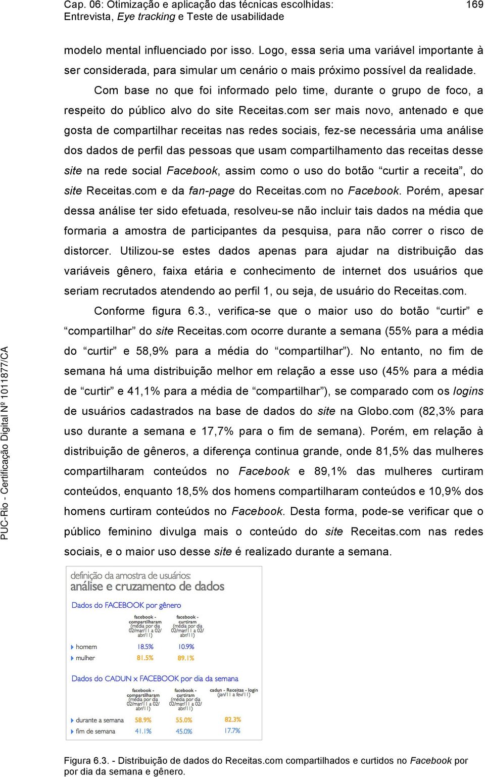 com ser mais novo, antenado e que gosta de compartilhar receitas nas redes sociais, fez-se necessária uma análise dos dados de perfil das pessoas que usam compartilhamento das receitas desse site na