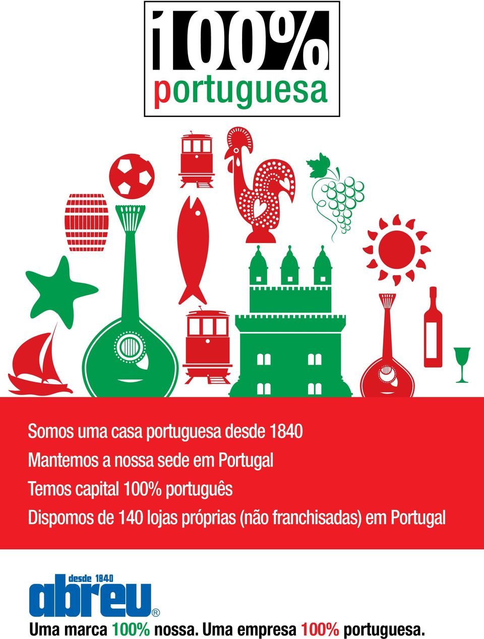 português Dispomos de 140 lojas próprias (não