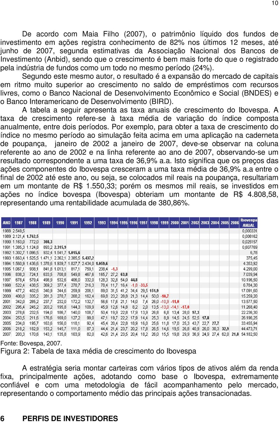 Segundo este mesmo autor, o resultado é a expansão do mercado de capitais em ritmo muito superior ao crescimento no saldo de empréstimos com recursos livres, como o Banco Nacional de Desenvolvimento