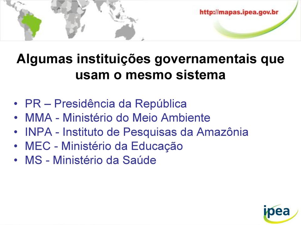 do Meio Ambiente INPA - Instituto de Pesquisas da