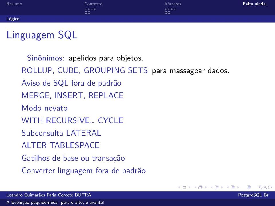 Aviso de SQL fora de padrão MERGE, INSERT, REPLACE Modo novato WITH