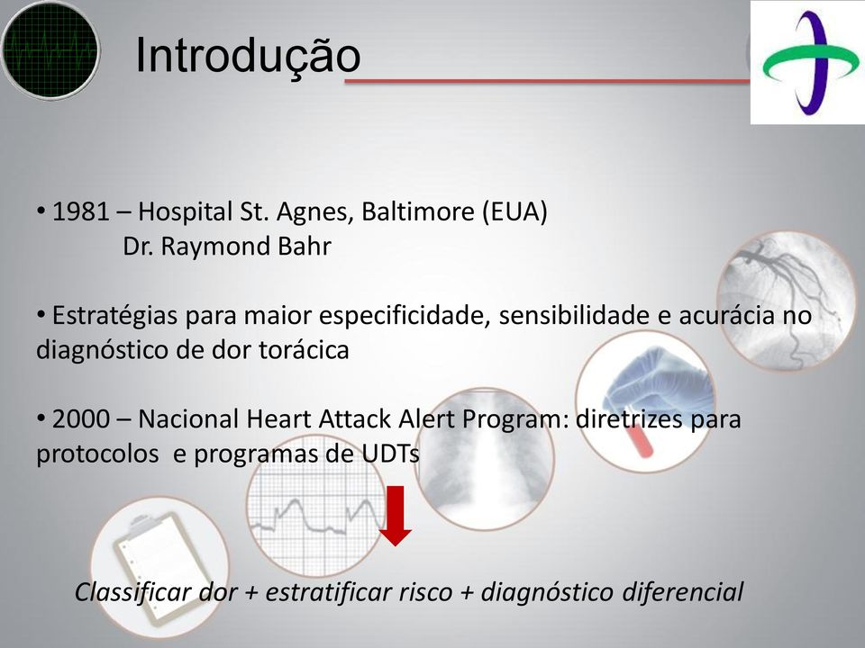 no diagnóstico de dor torácica 2000 Nacional Heart Attack Alert Program: