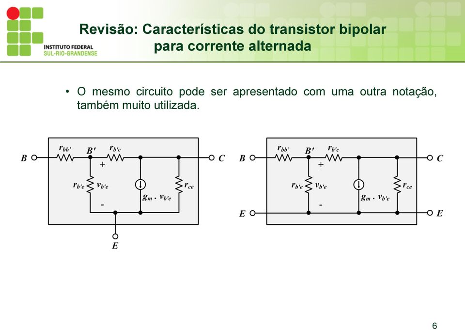 cicuito pode se apesentado com uma