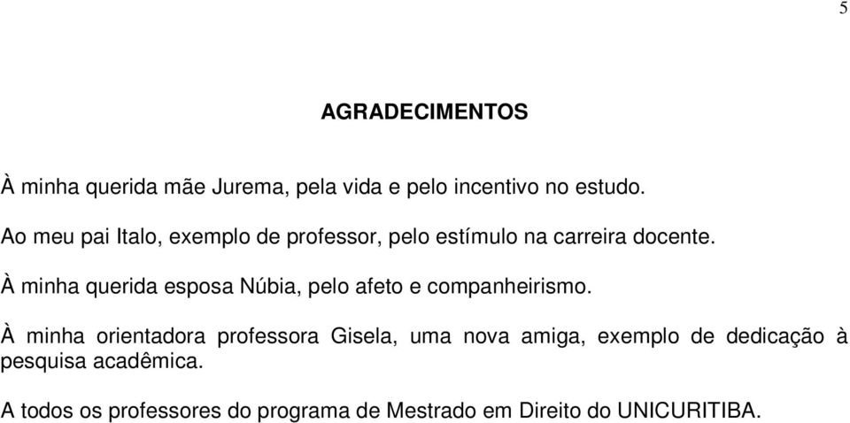 À minha querida esposa Núbia, pelo afeto e companheirismo.