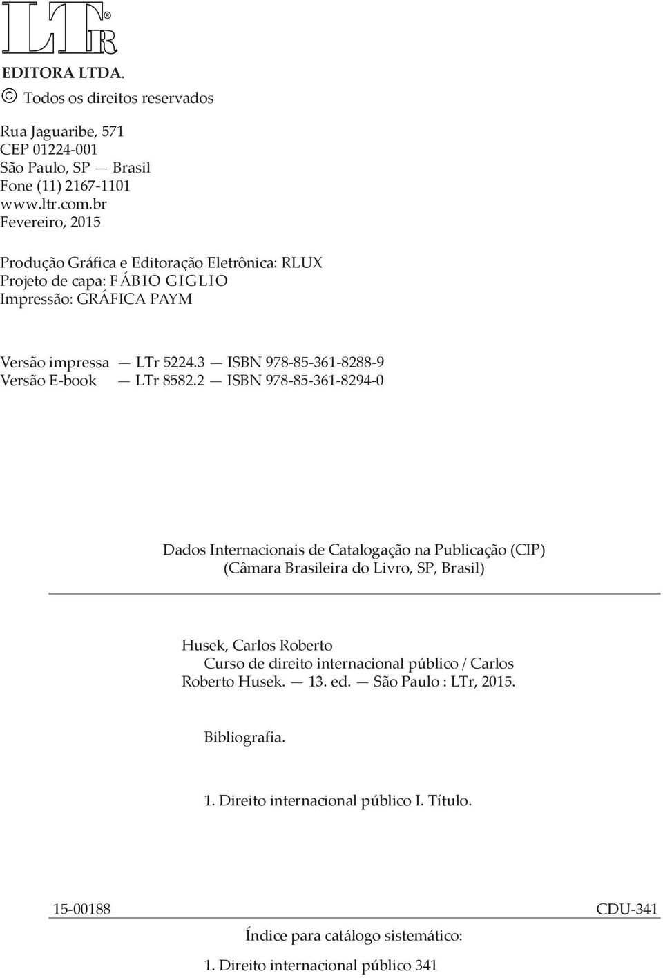 3 ISBN 978-85-361-8288-9 Versão E-book LTr 8582.