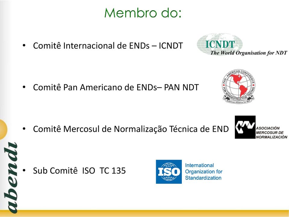 NDT Comitê Mercosul de