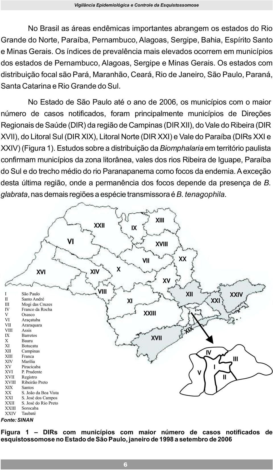 Os estados com distribuição focal são Pará, Maranhão, Ceará, Rio de Janeiro, São Paulo, Paraná, Santa Catarina e Rio Grande do Sul.