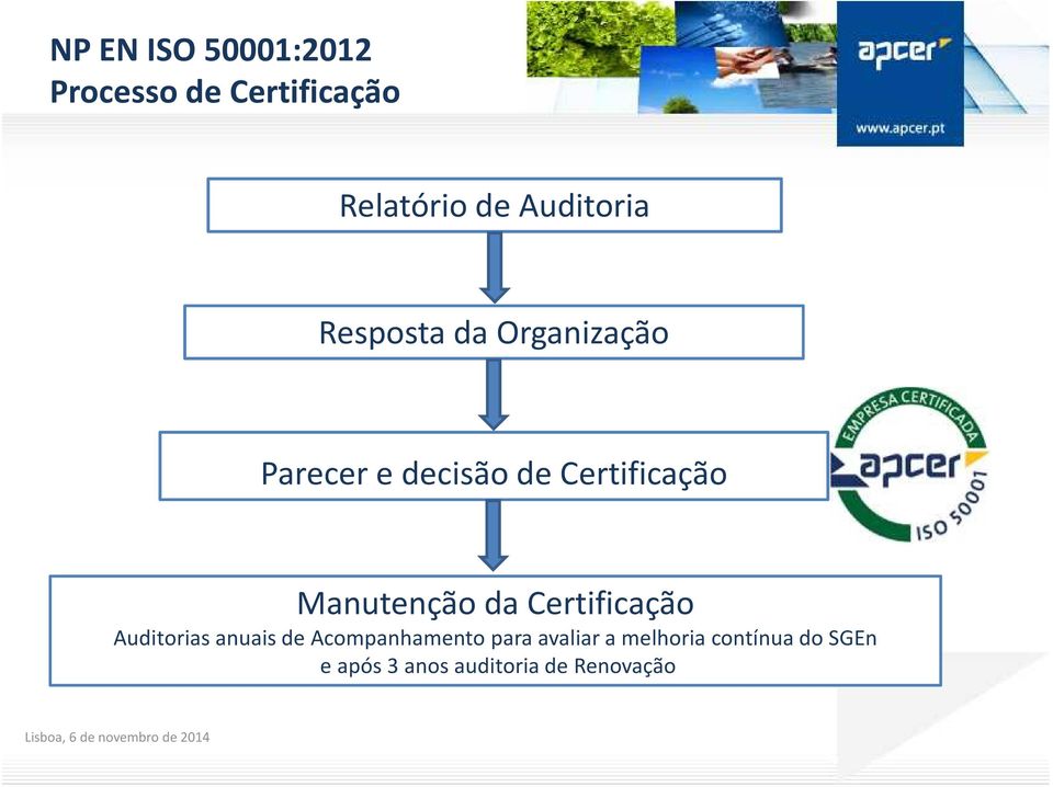 Certificação Auditorias anuais de Acompanhamento para avaliar