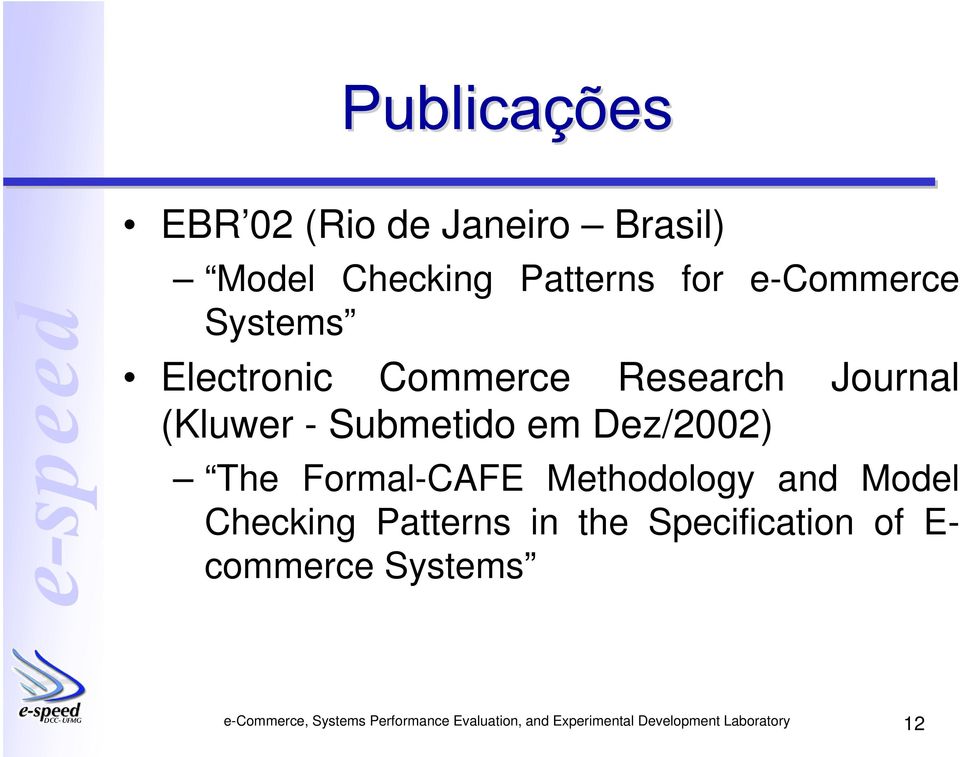 (Kluwer - Submetido em Dez/2002) The -CAFE Methodology and