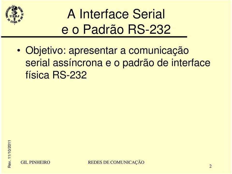 comunicação serial assíncrona e