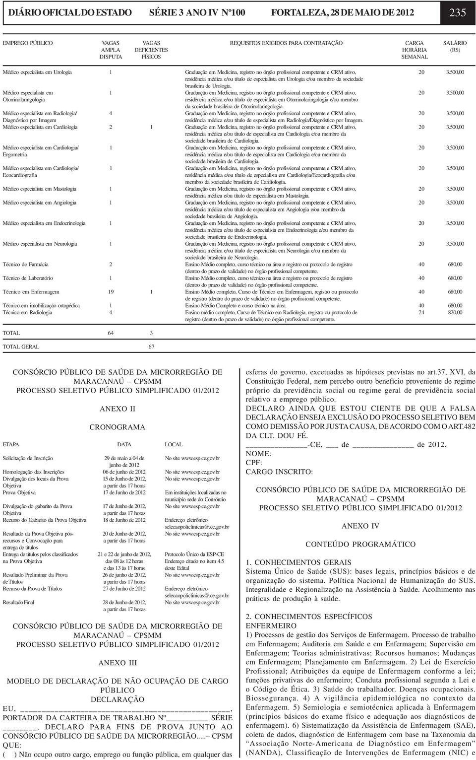 500,00 residência médica e/ou título de especialista em Urologia e/ou membro da sociedade brasileira de Urologia.