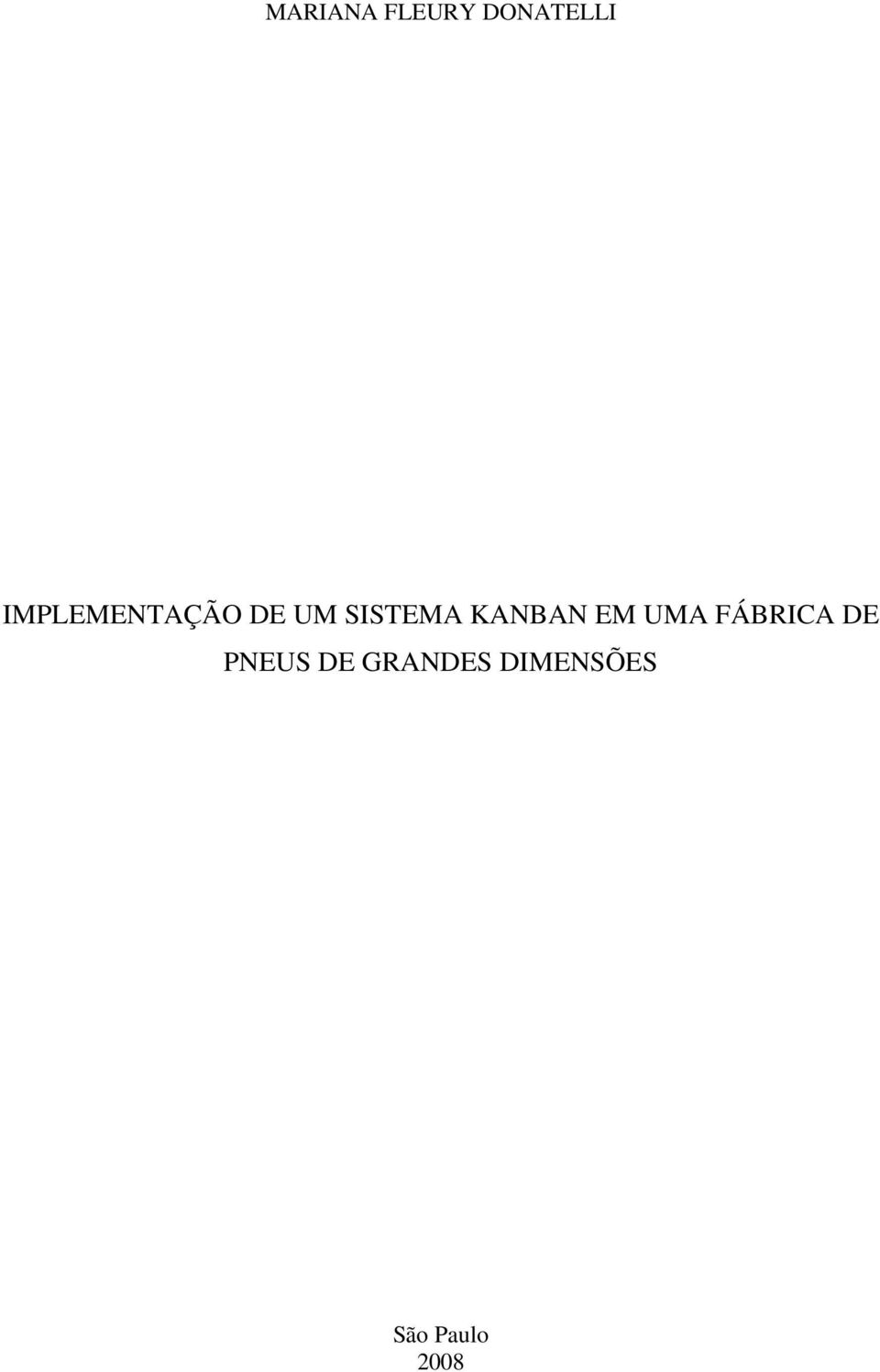 KANBAN EM UMA FÁBRICA DE