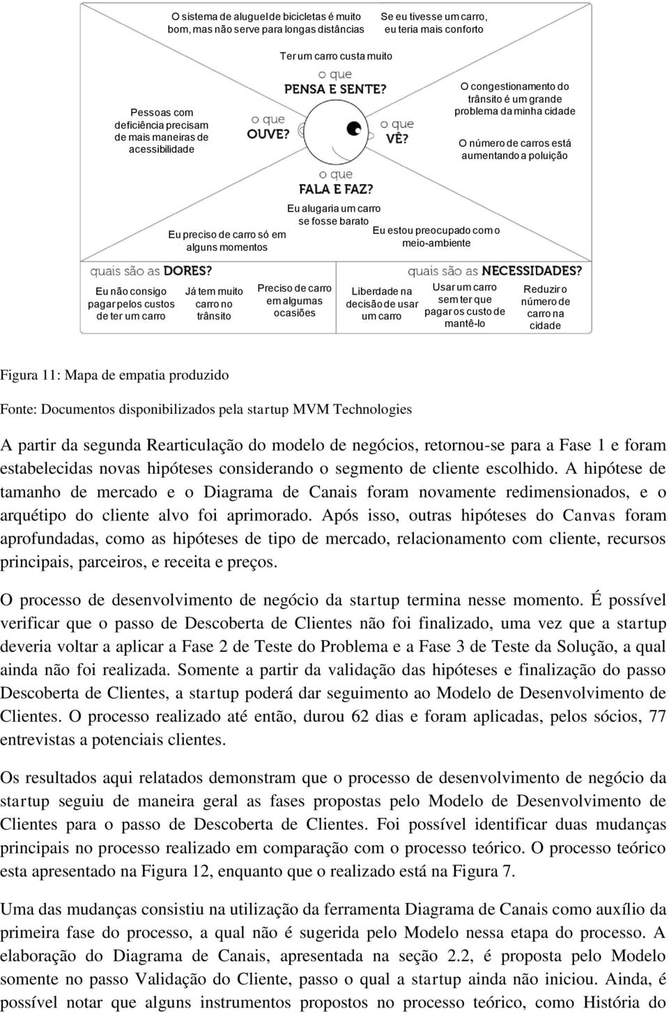 carro se fosse barato Eu estou preocupado com o meio-ambiente Eu não consigo pagar pelos custos de ter um carro Já tem muito carro no trânsito Preciso de carro em algumas ocasiões Liberdade na