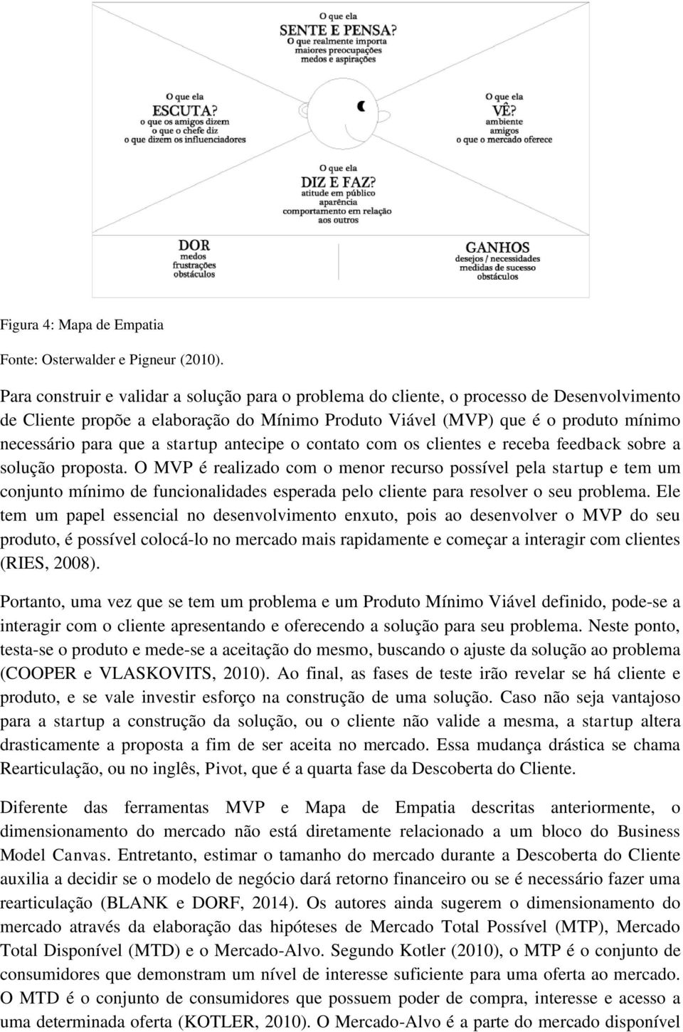 startup antecipe o contato com os clientes e receba feedback sobre a solução proposta.