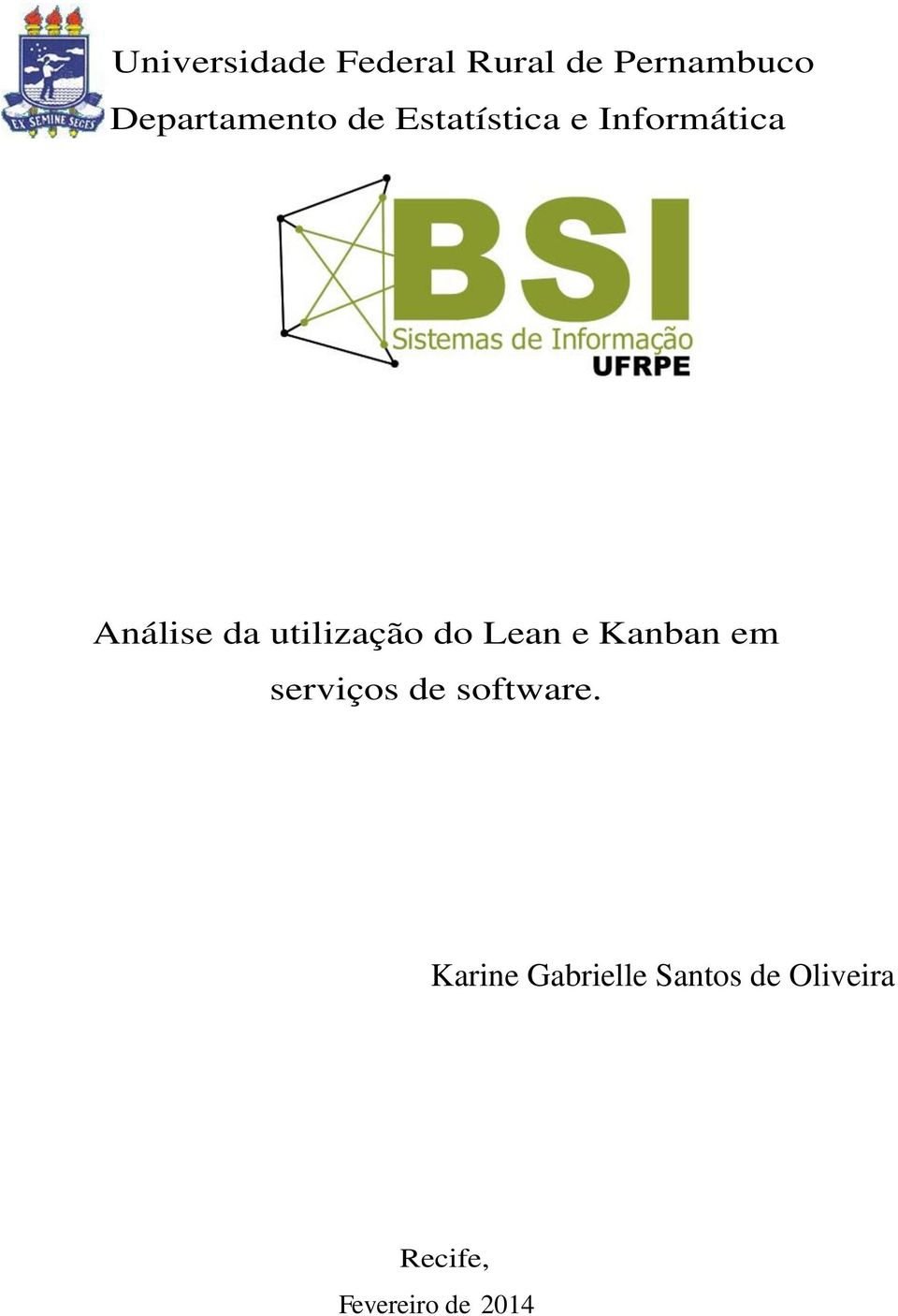 da utilização do Lean e Kanban em serviços de