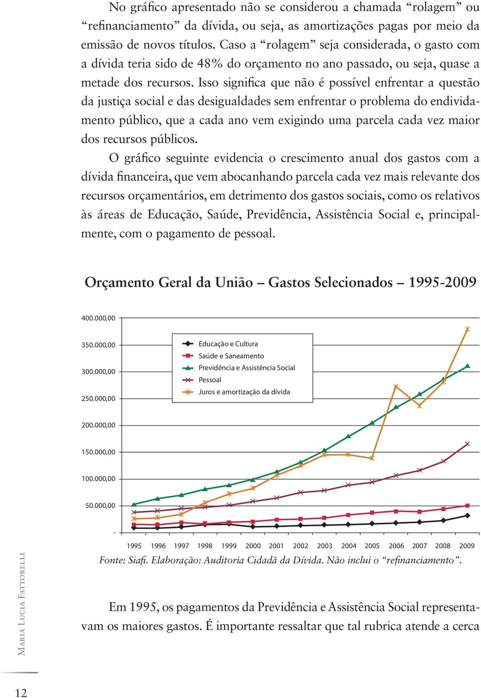 Isso significa que não é possível enfrentar a questão da justiça social e das desigualdades sem enfrentar o problema do endividamento público, que a cada ano vem exigindo uma parcela cada vez maior