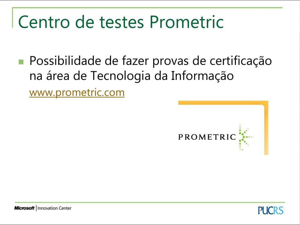 de certificação na área de