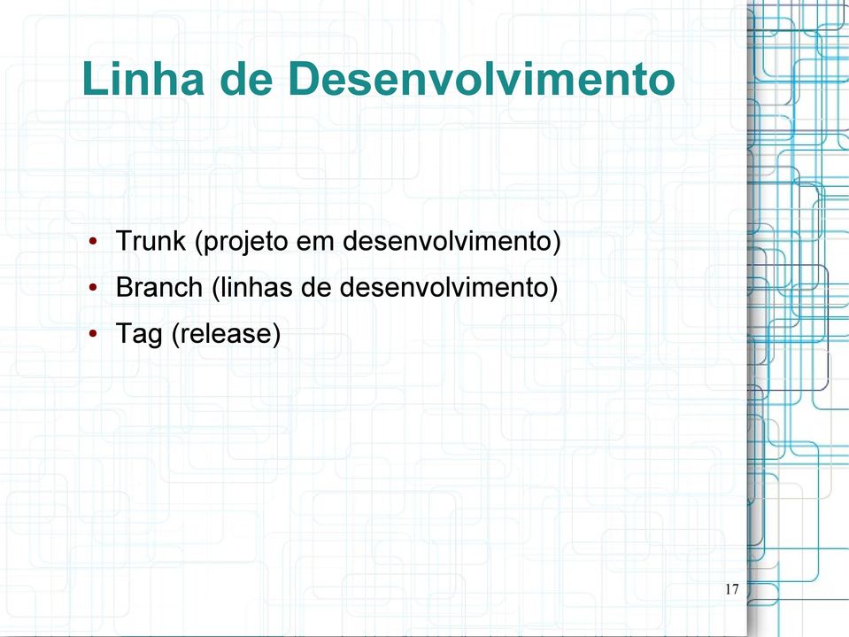 desenvolvimento) Branch