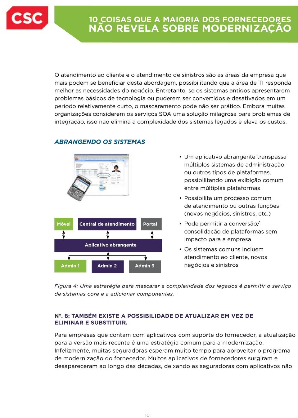 Embora muitas organizações considerem os serviços SOA uma solução milagrosa para problemas de integração, isso não elimina a complexidade dos sistemas legados e eleva os custos.