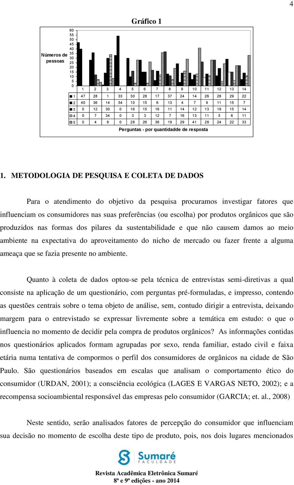 METODOLOGIA DE PESQUISA E COLETA DE DADOS Para o atendimento do objetivo da pesquisa procuramos investigar fatores que influenciam os consumidores nas suas preferências (ou escolha) por produtos