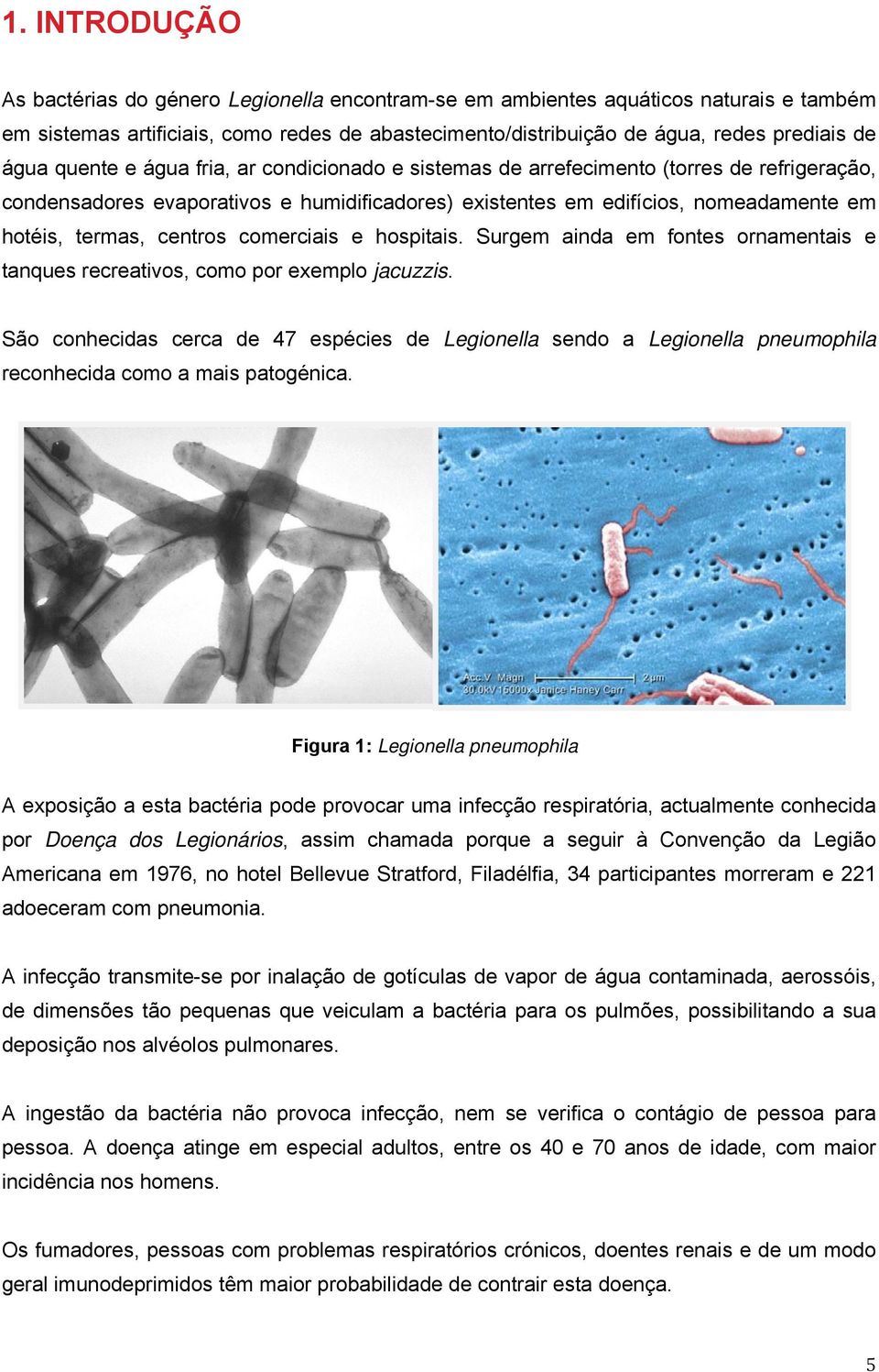 comerciais e hospitais. Surgem ainda em fontes ornamentais e tanques recreativos, como por exemplo jacuzzis.