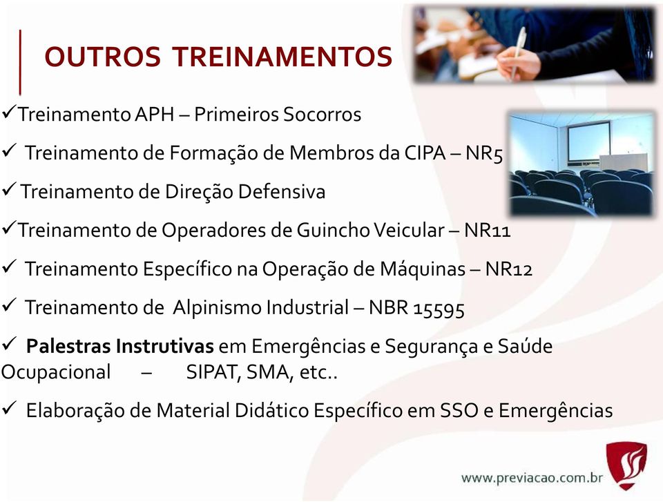 na Operação de Máquinas NR12 Treinamento de Alpinismo Industrial NBR 15595 Palestras Instrutivas em