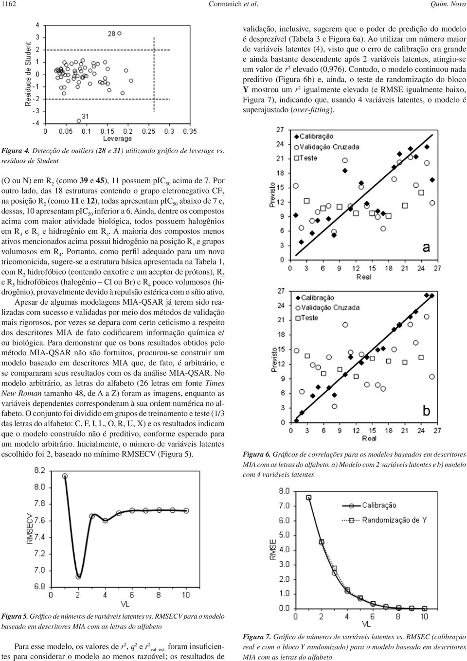 Contudo, o modelo continuou nada preditivo (Figura 6b) e, ainda, o teste de randomização do bloco Y mostrou um r 2 igualmente elevado (e RMSE igualmente baixo, Figura 7), indicando que, usando 4