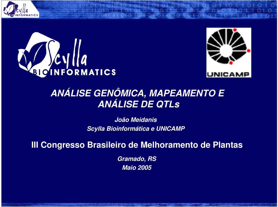 e UNICAMP III Congresso Brasileiro de