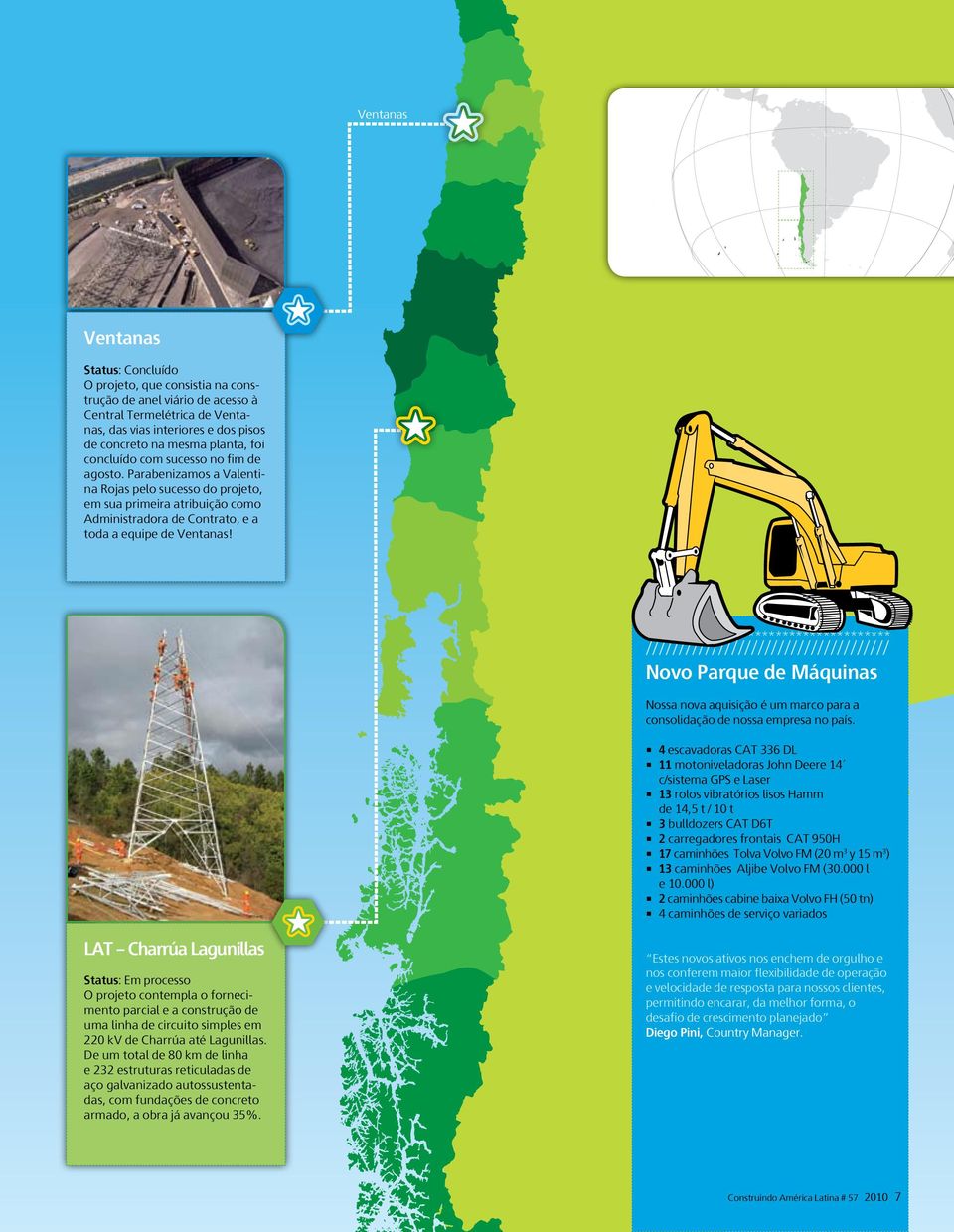 km ************************************ ///////////////////////////////////// Novo Parque de Máquinas Nossa nova aquisição é um marco para a consolidação de nossa empresa no país.