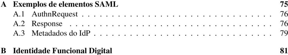 3 Metadados do IdP.