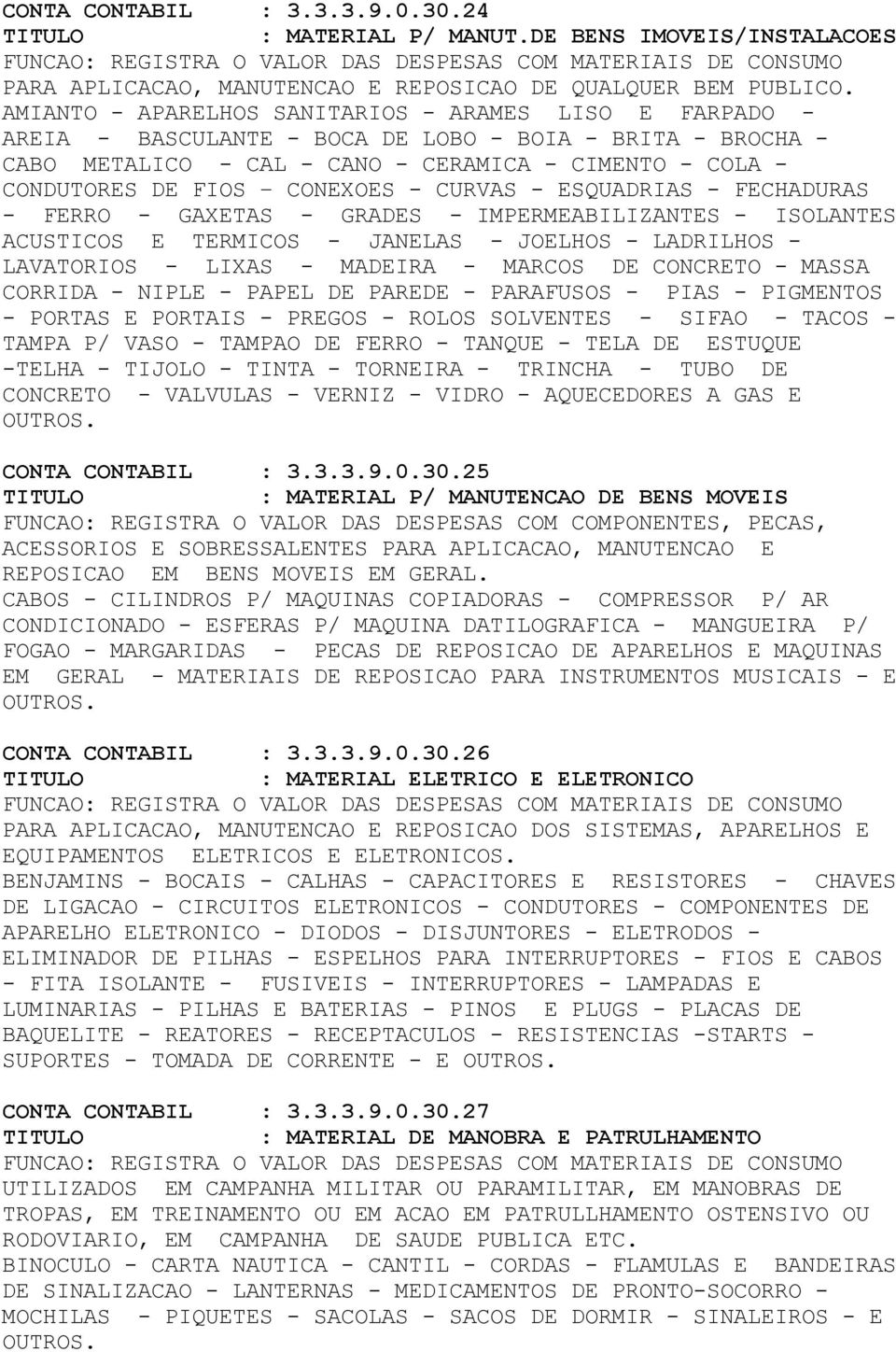 AMIANTO - APARELHOS SANITARIOS - ARAMES LISO E FARPADO - AREIA - BASCULANTE - BOCA DE LOBO - BOIA - BRITA - BROCHA - CABO METALICO - CAL - CANO - CERAMICA - CIMENTO - COLA - CONDUTORES DE FIOS