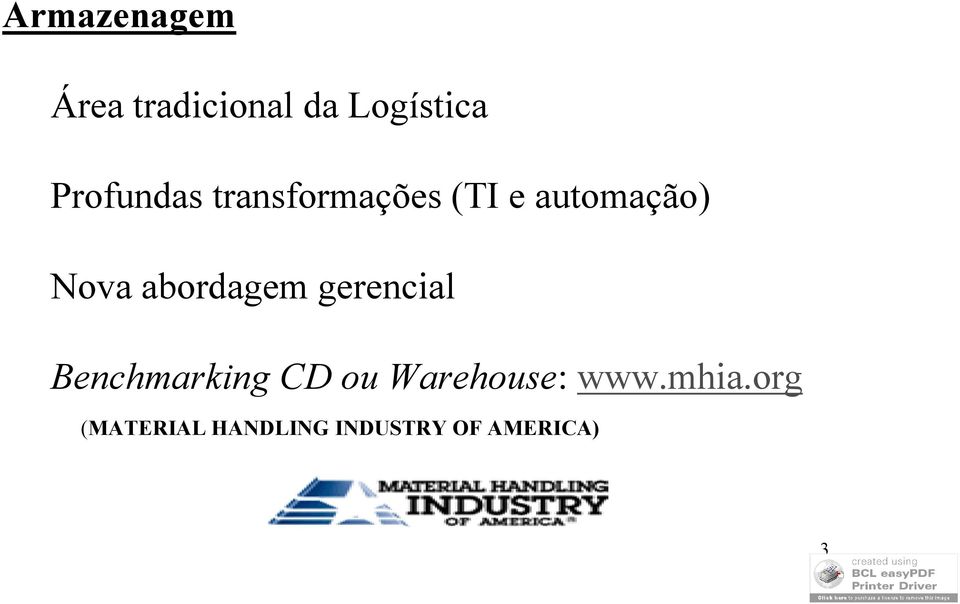 abordagem gerencial Benchmarking CD ou