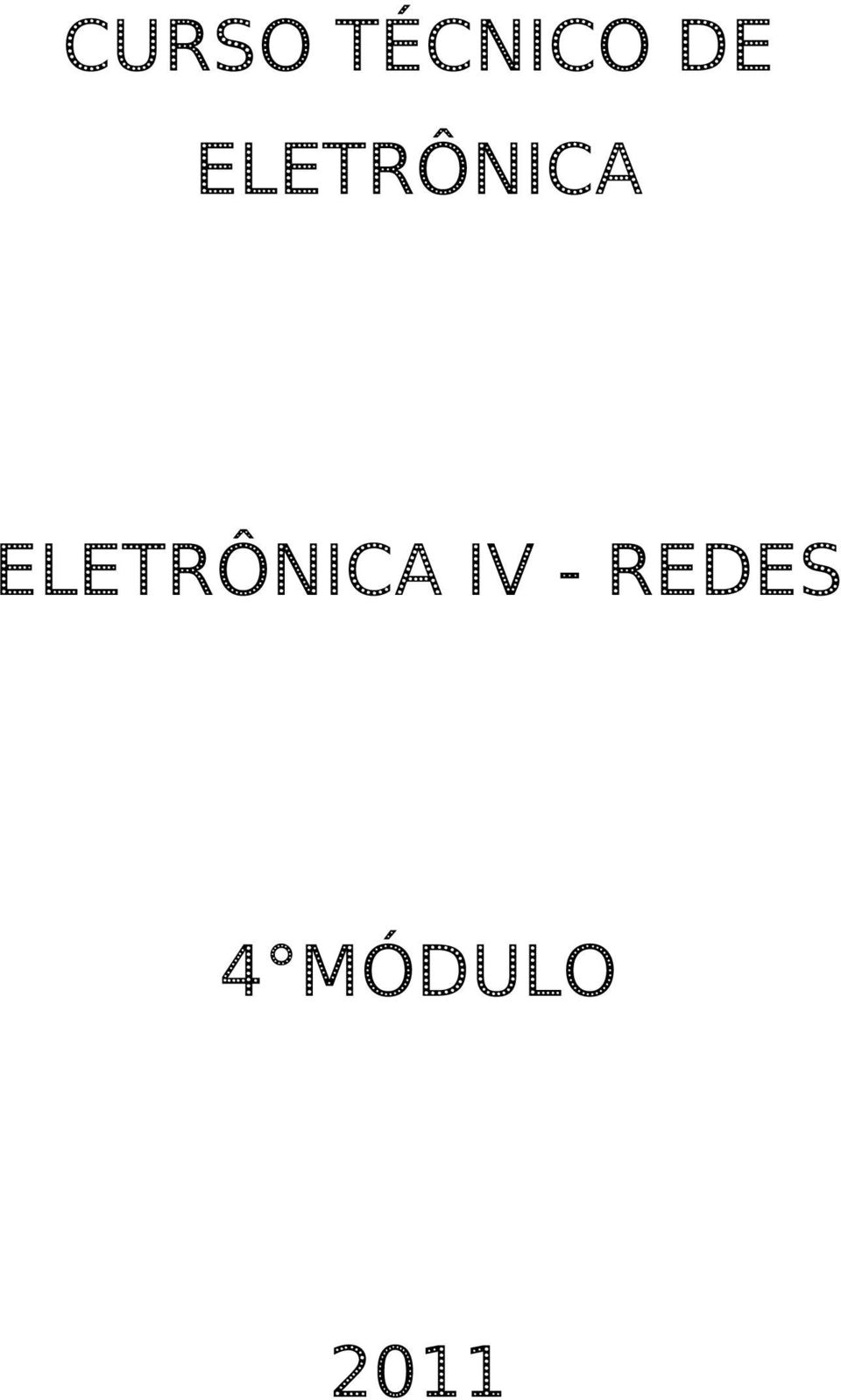 ELETRÔNICA IV -