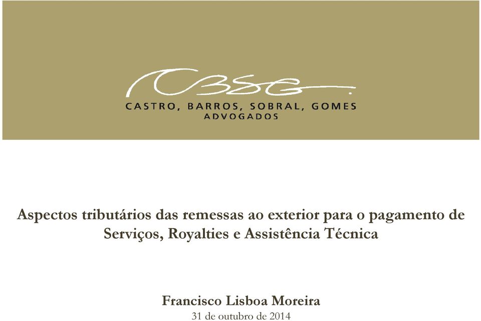 Royalties e Assistência Técnica