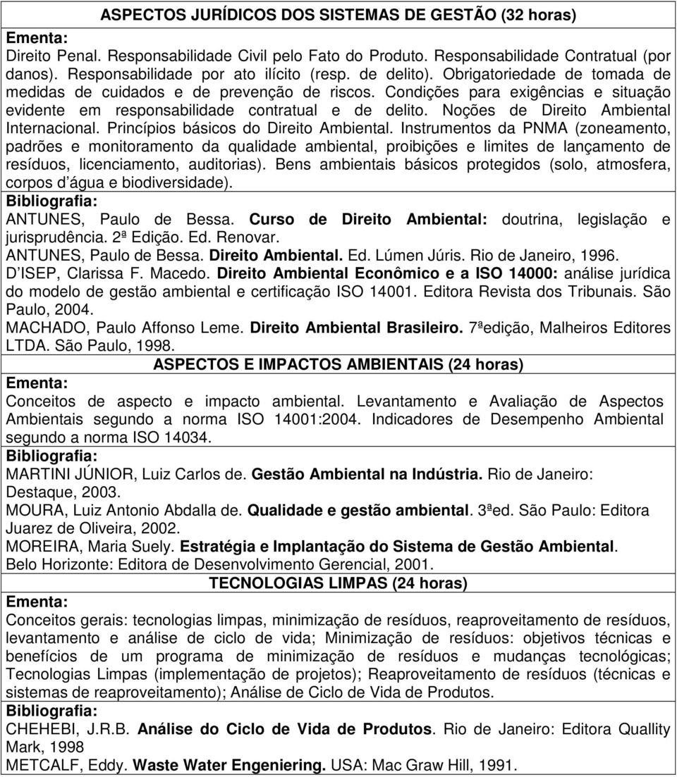 Noções de Direito Ambiental Internacional. Princípios básicos do Direito Ambiental.