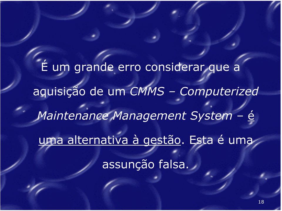 Maintenance Management System é uma