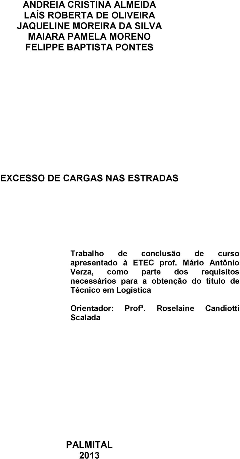 apresentado à ETEC prof.